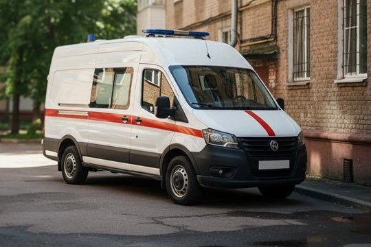 Машина скорой помощи для перевозок нуждающихся в оказании медпомощи