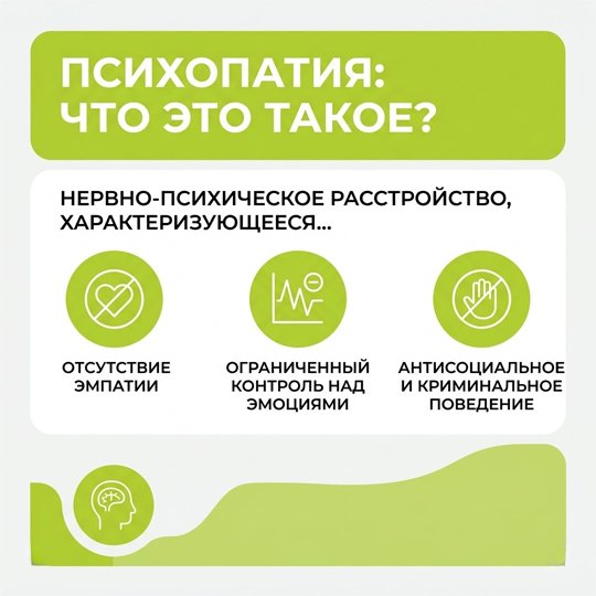 Инфографика о значении психопатии